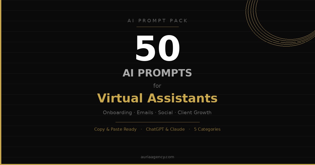 50 AI Prompts for Virtual Assistants