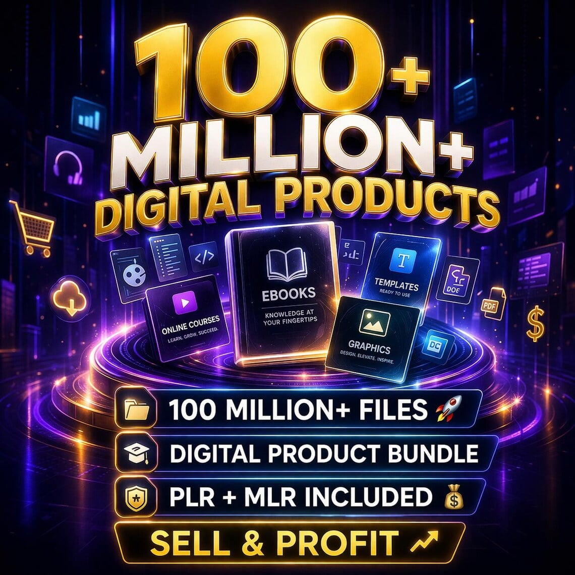 100 Miilion Digital Products Bundle