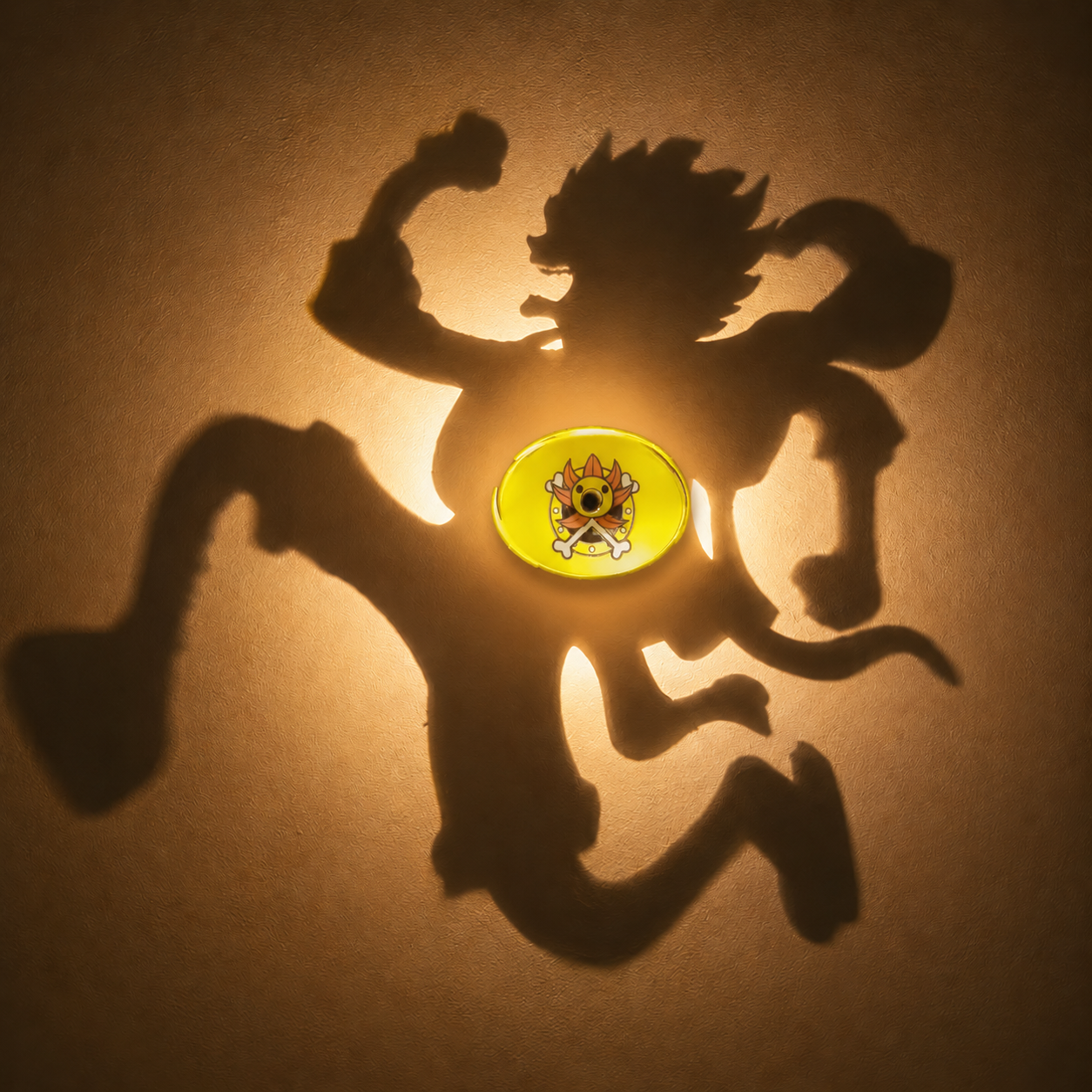 Luffy Shadow Lamp