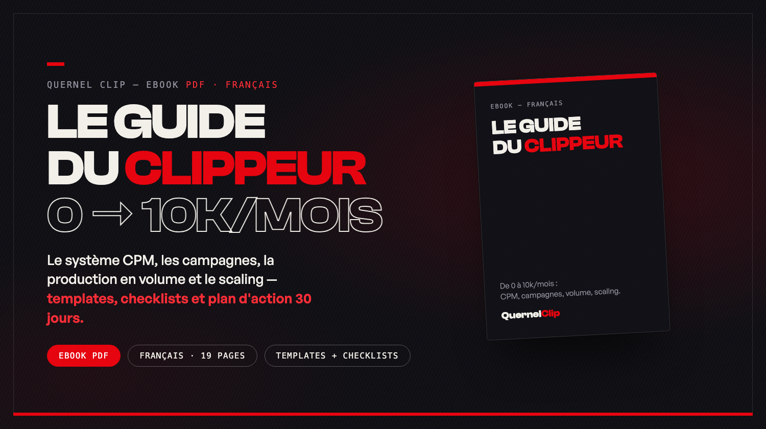 Le Guide du Clippeur — Ebook (Français)