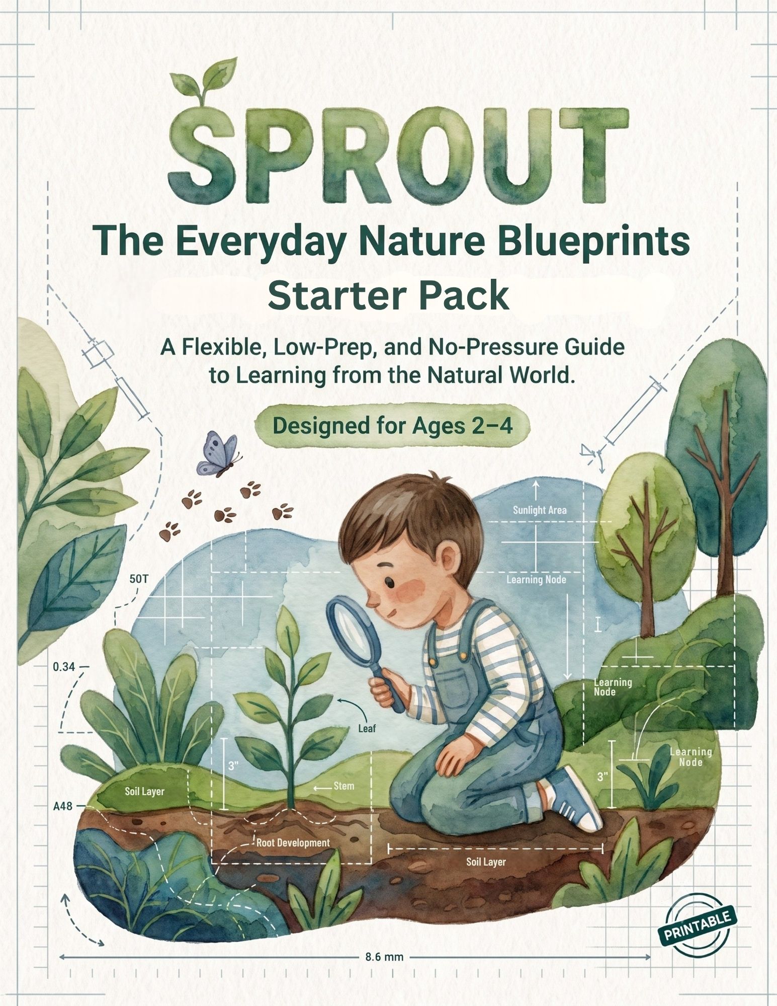 Everyday Nature Blueprints: FREE Starter Pack