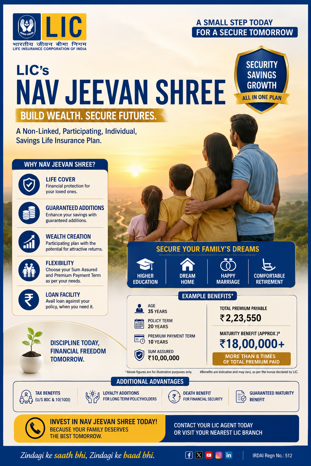 Savings plus life security 