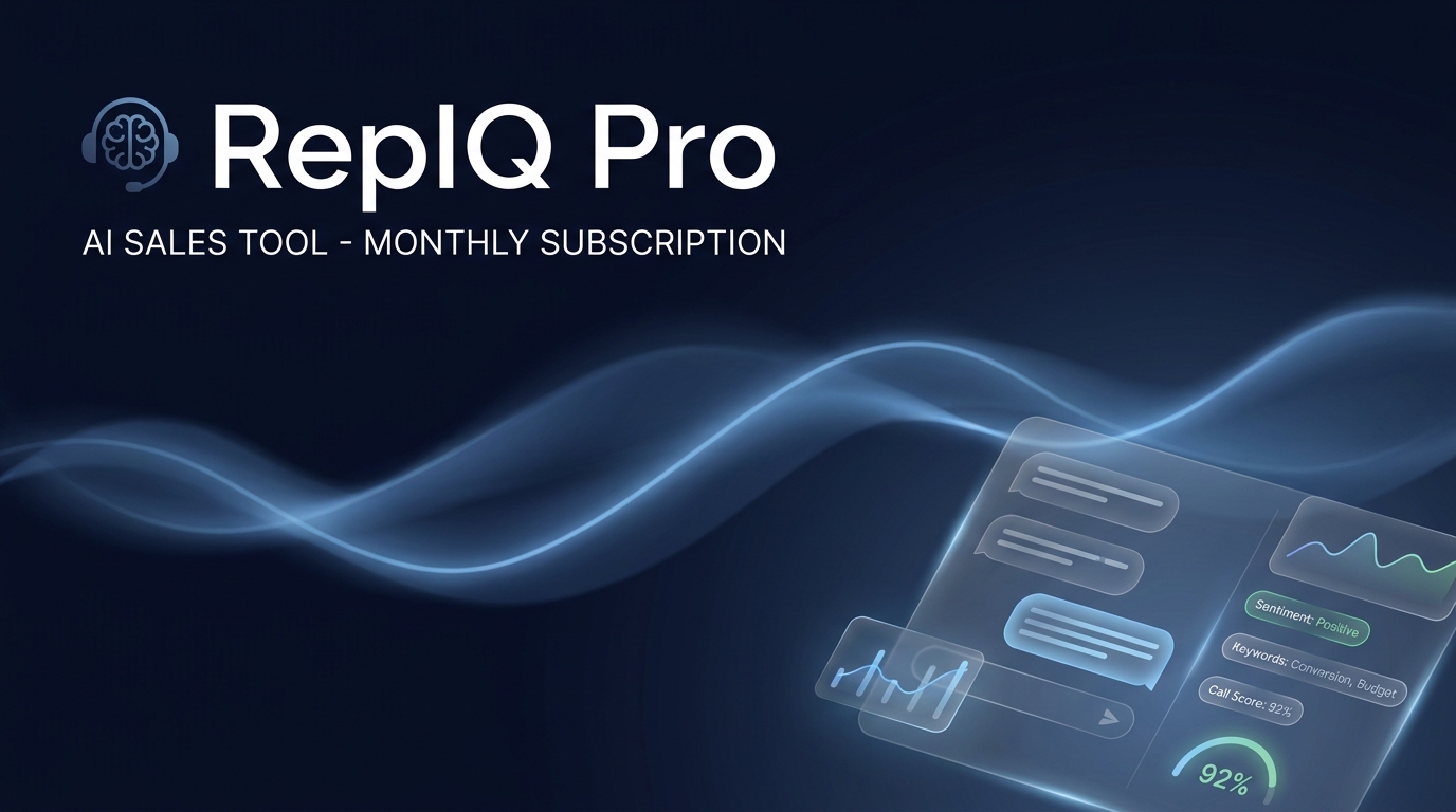 RepIQ Pro — Abonnement Mensuel