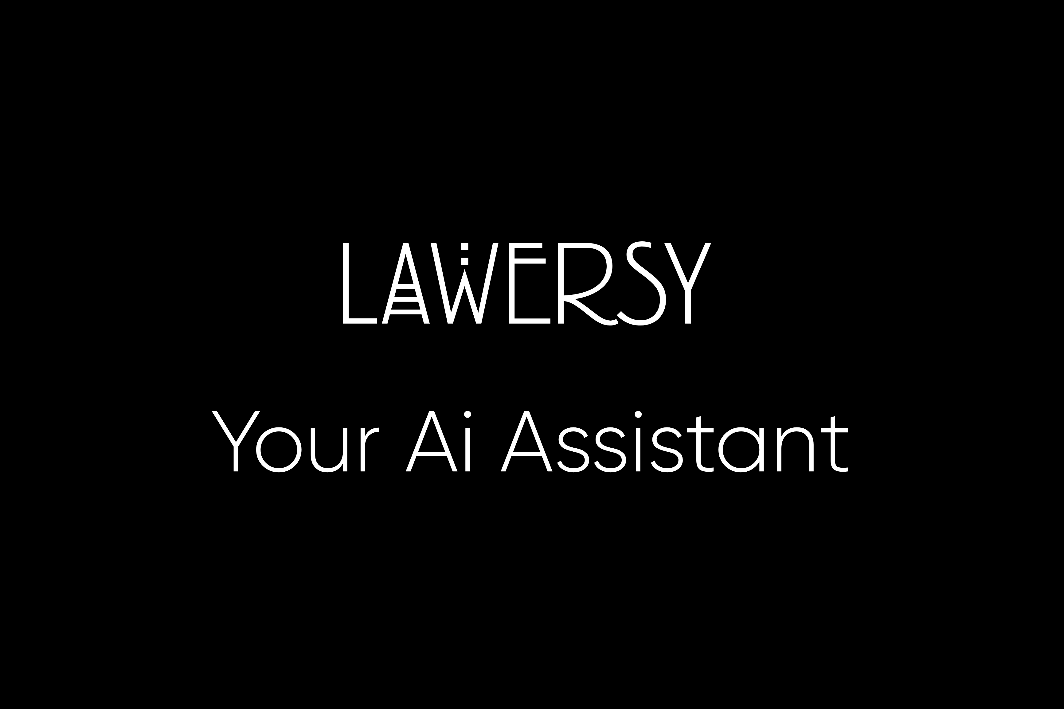 Lawersy — AI Legal Assistant