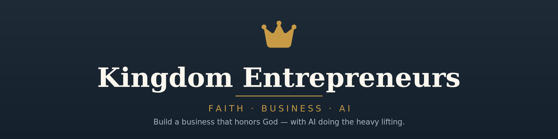 The 30-Day Faith-Led Business Starter