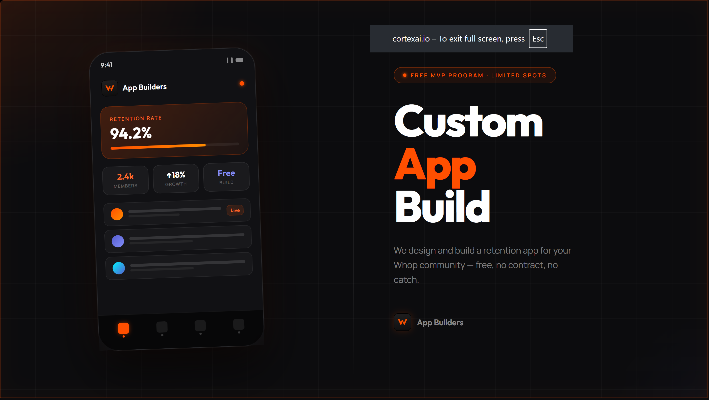 Custom App Build