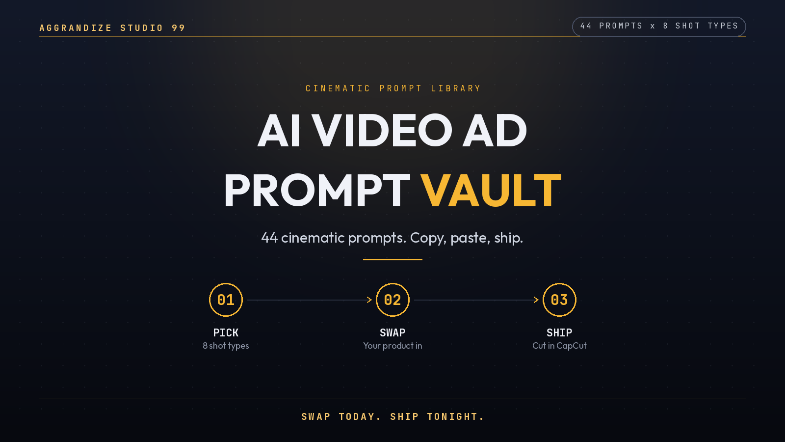 AI Video Ad Prompt Vault,