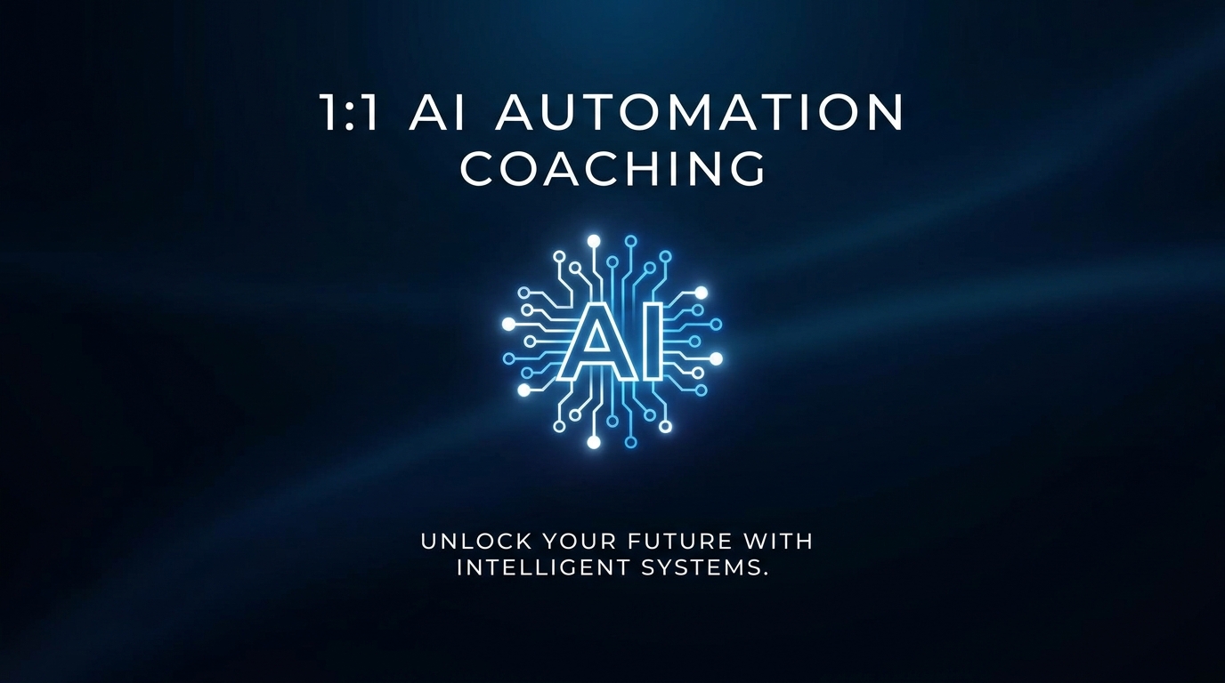 1:1 AI Automation Coaching