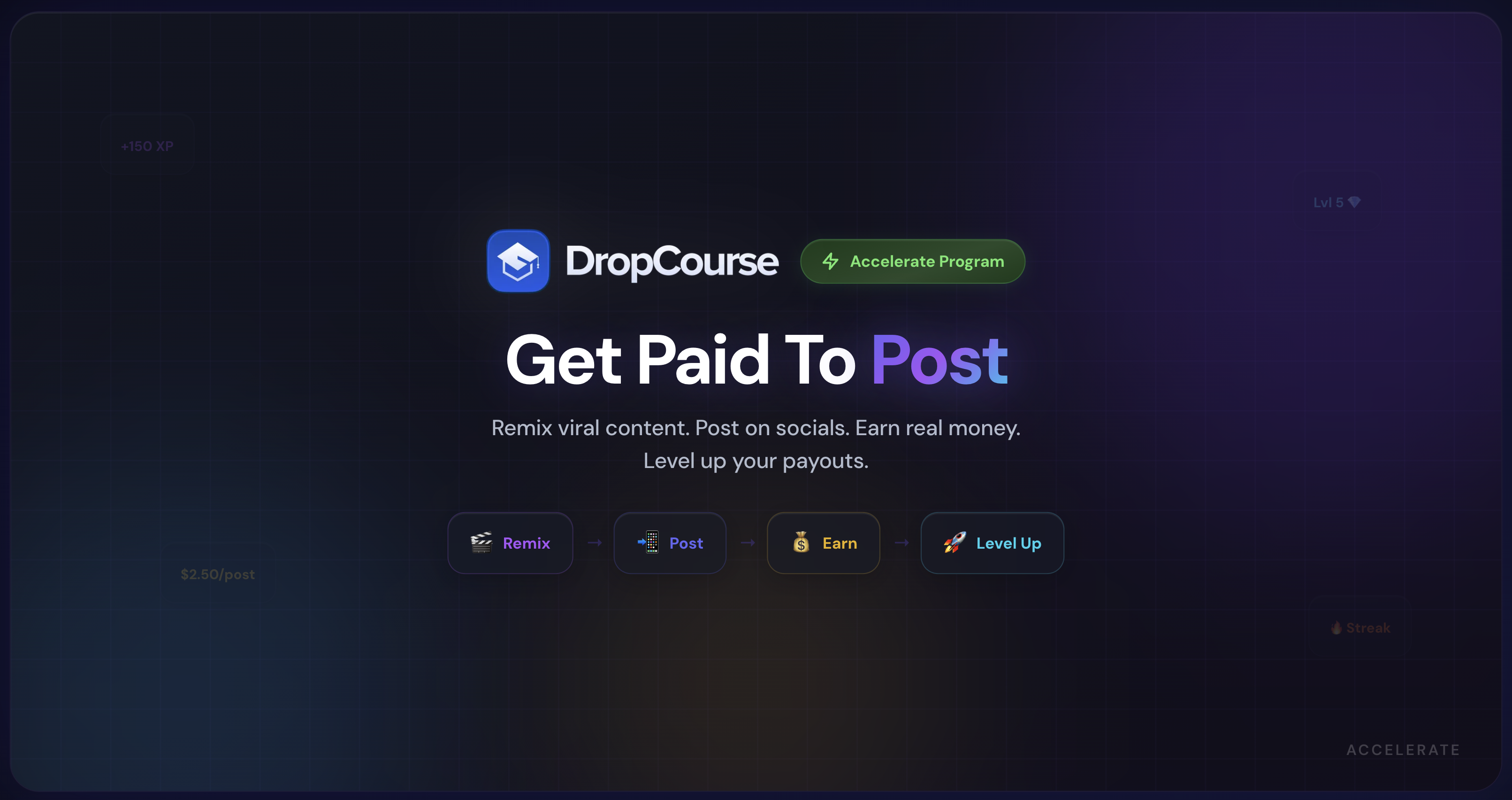 DropCourse Accelerate