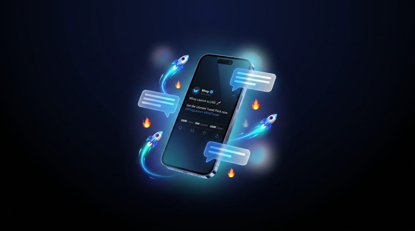 Whop Launch Tweet Pack