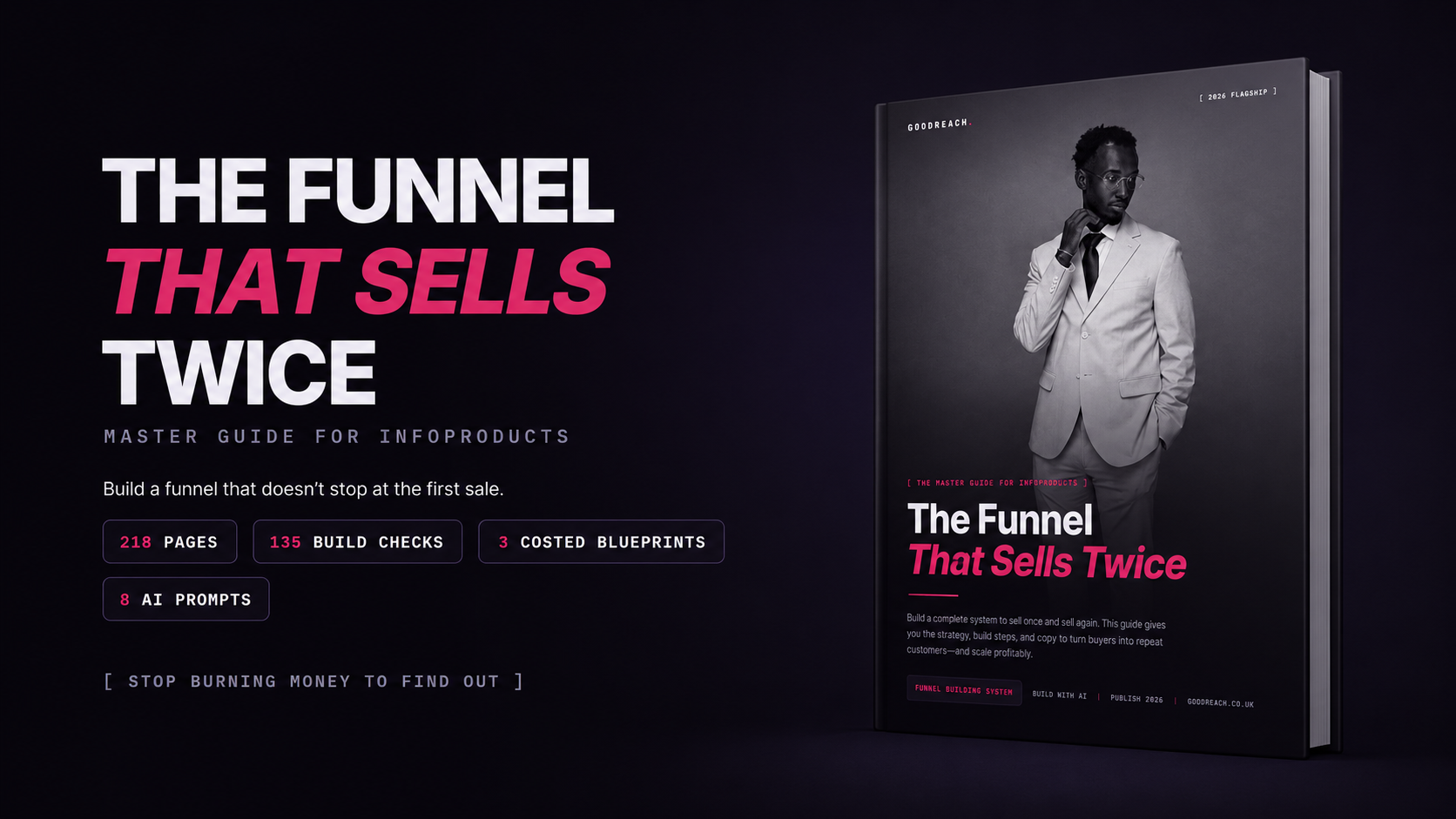 The Funnel That Sells Twice · Master Guide for Infoproducts 