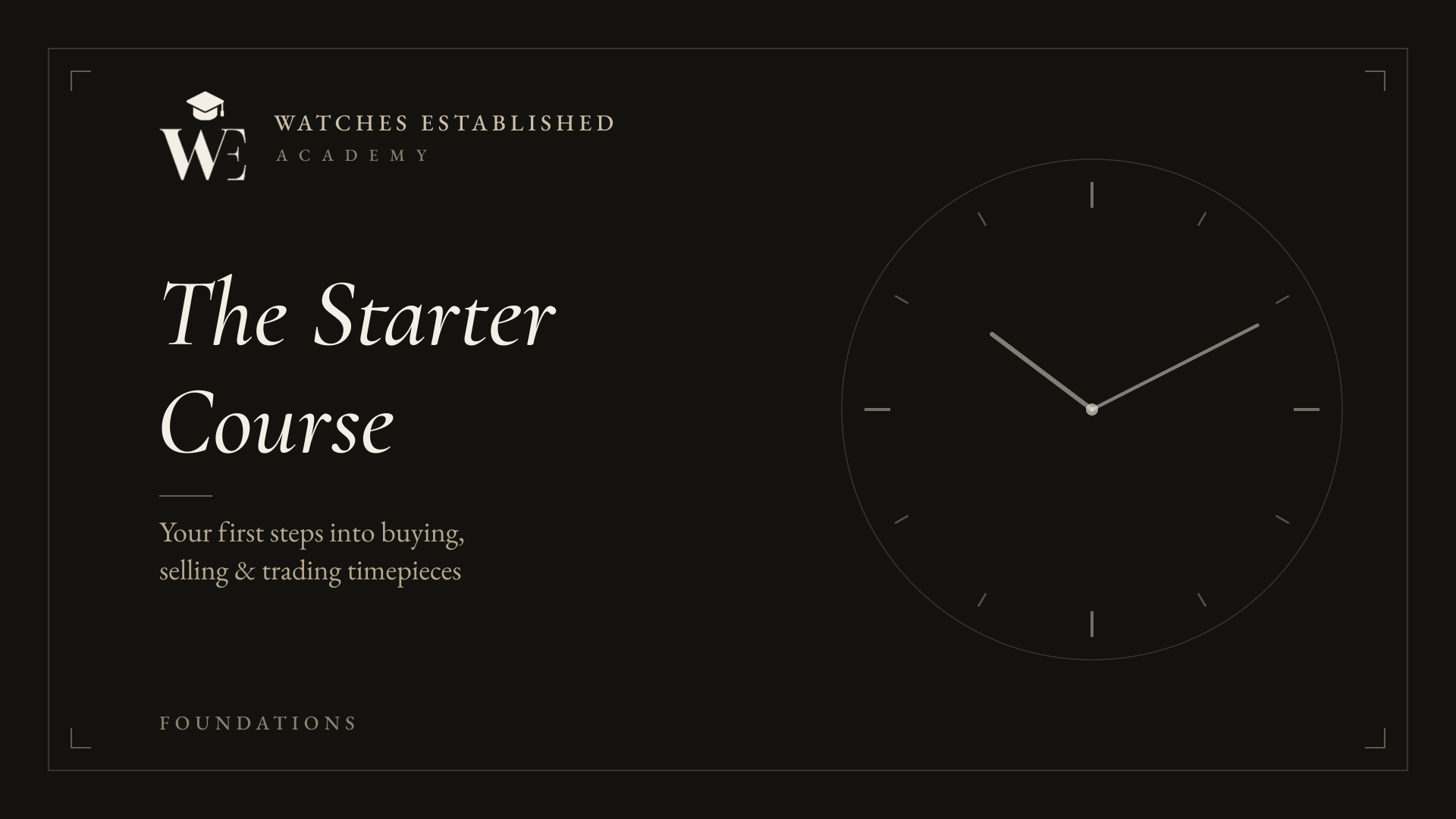 Watch Money Mastery /  Starter Course