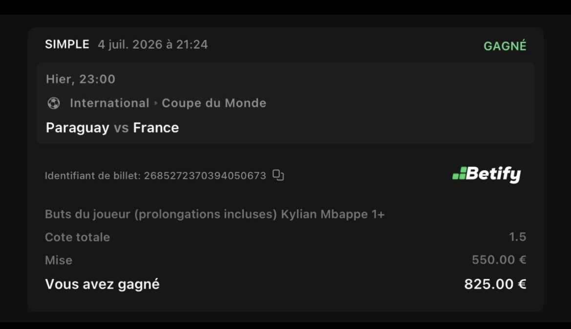 Être en bénéfice sur les paris