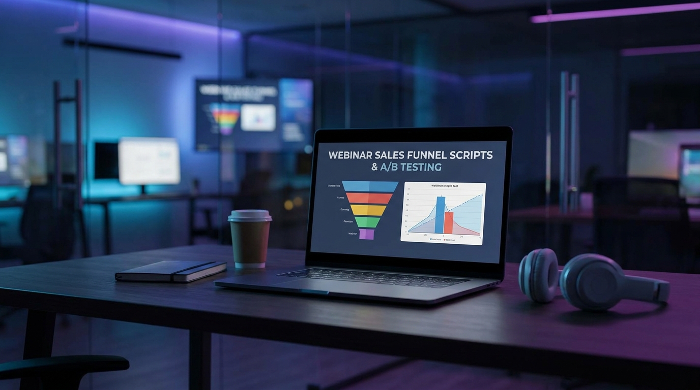 Webinar Sales Funnel Script A/B Testing Matrix