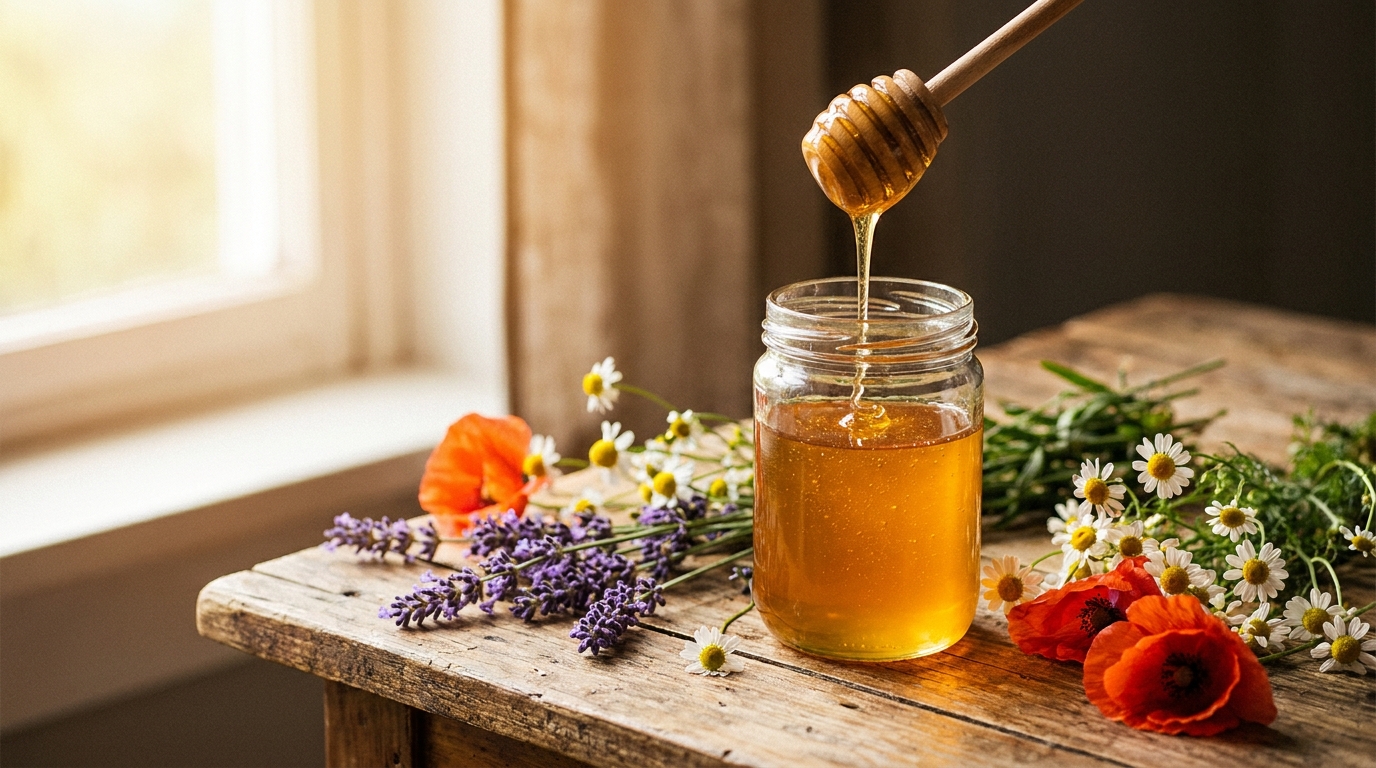 Raw Wildflower Honey — 8oz Jar