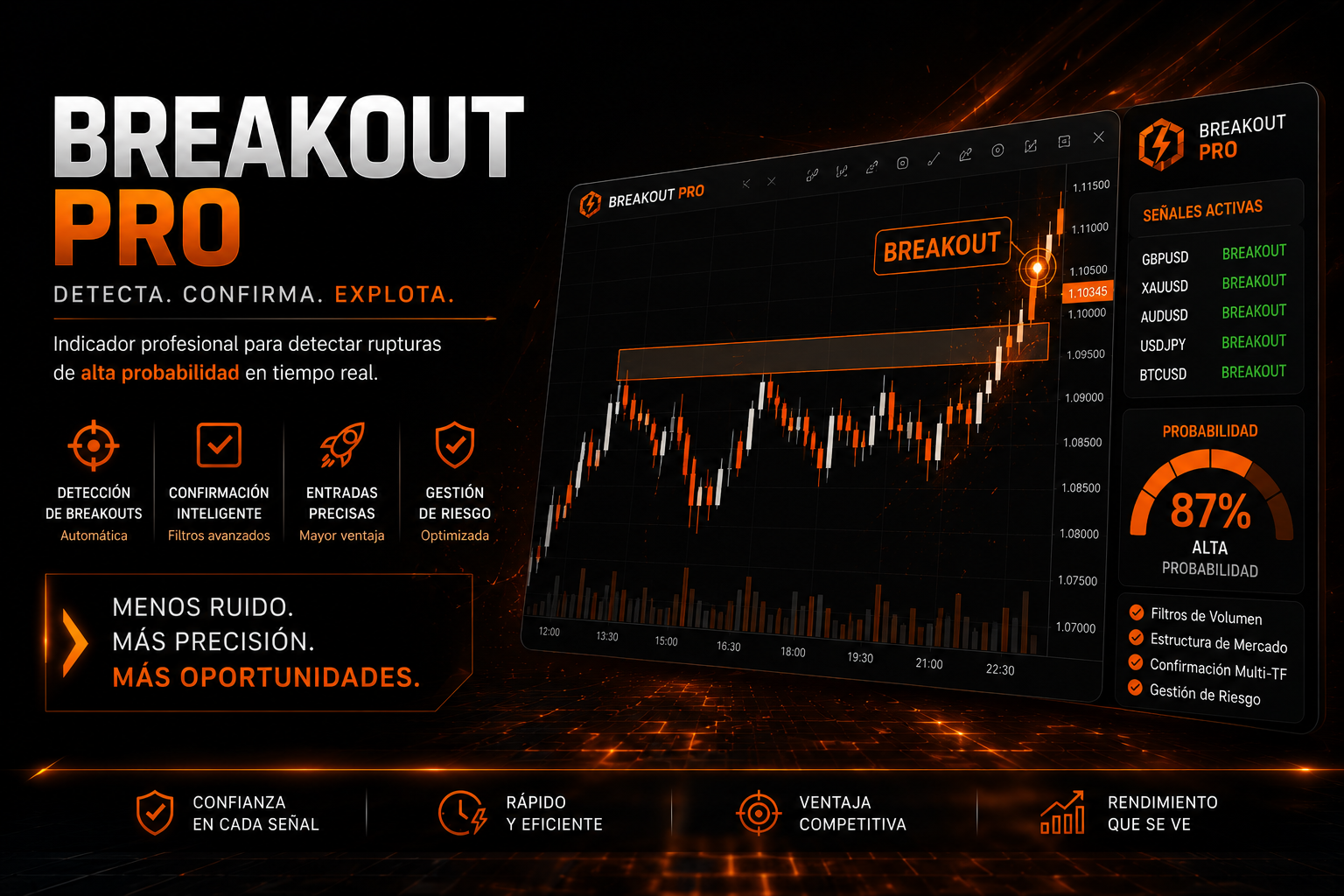 Acceso Breakout Pro - Indicador de TradingView