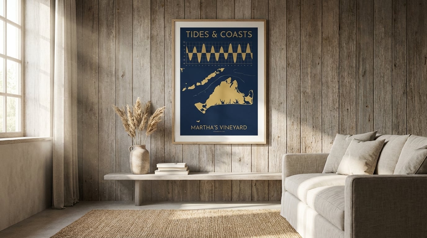 Custom 2027 Tide & Fishing Spot Poster