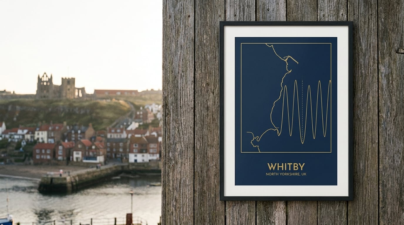 Whitby 2027 Tide & Fishing Poster