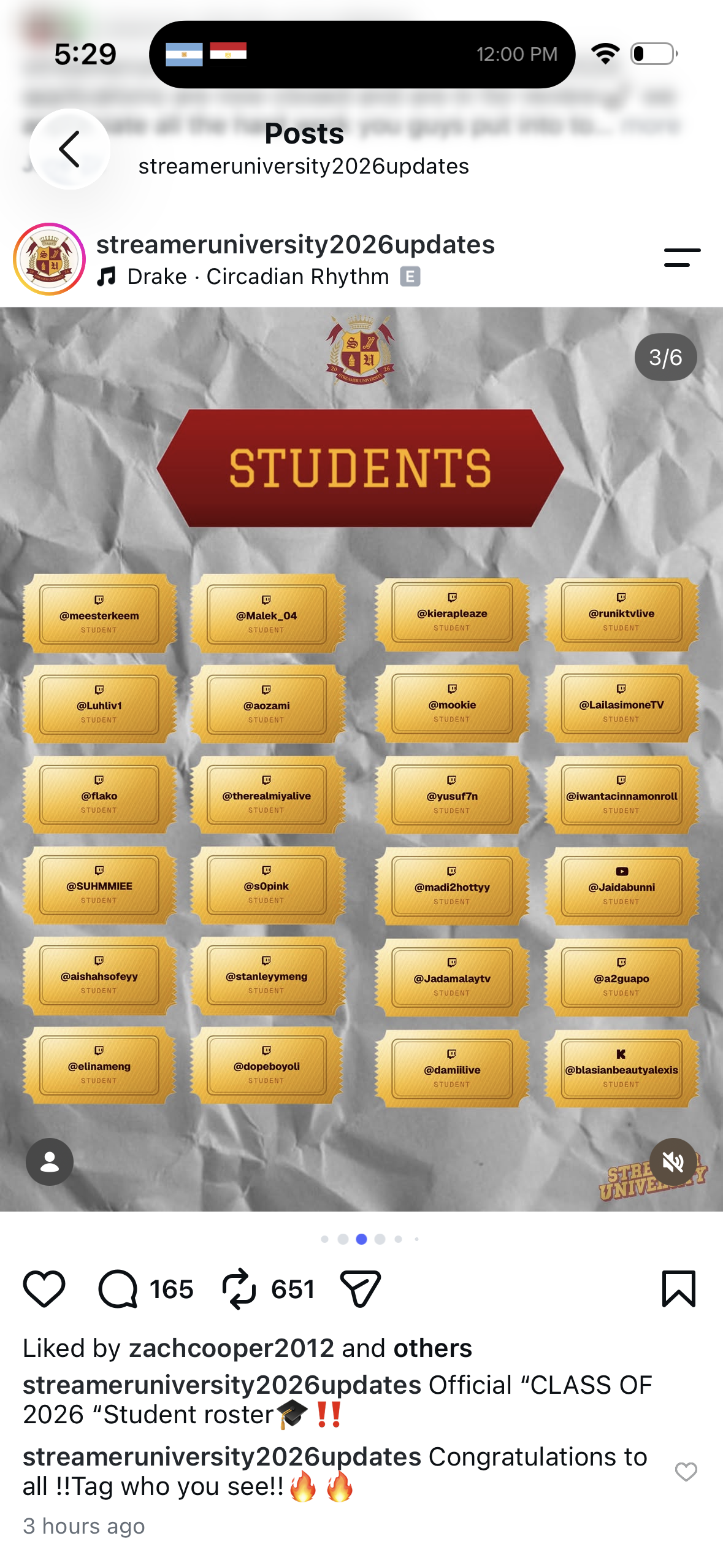 Streamer University Luh Liv 