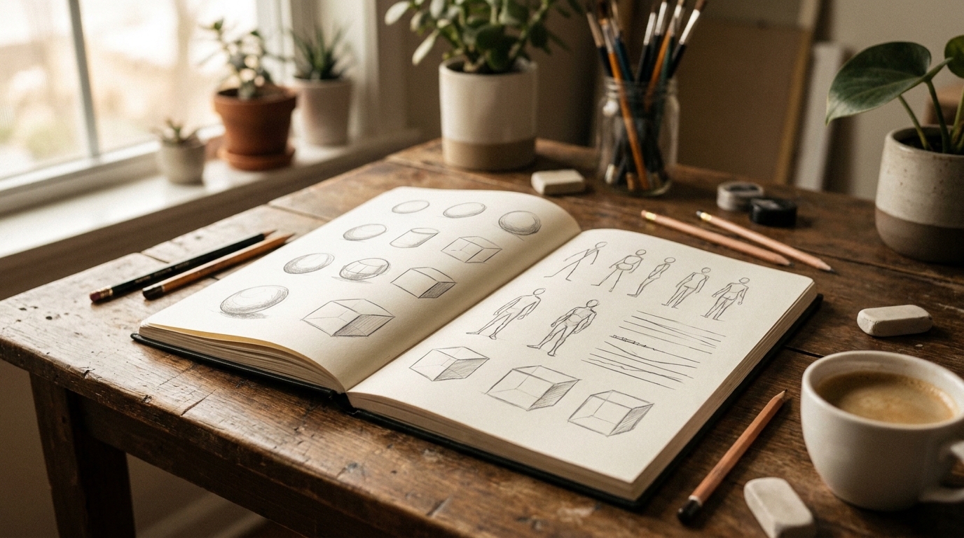 Creative Illustration Practice — Beginner Course