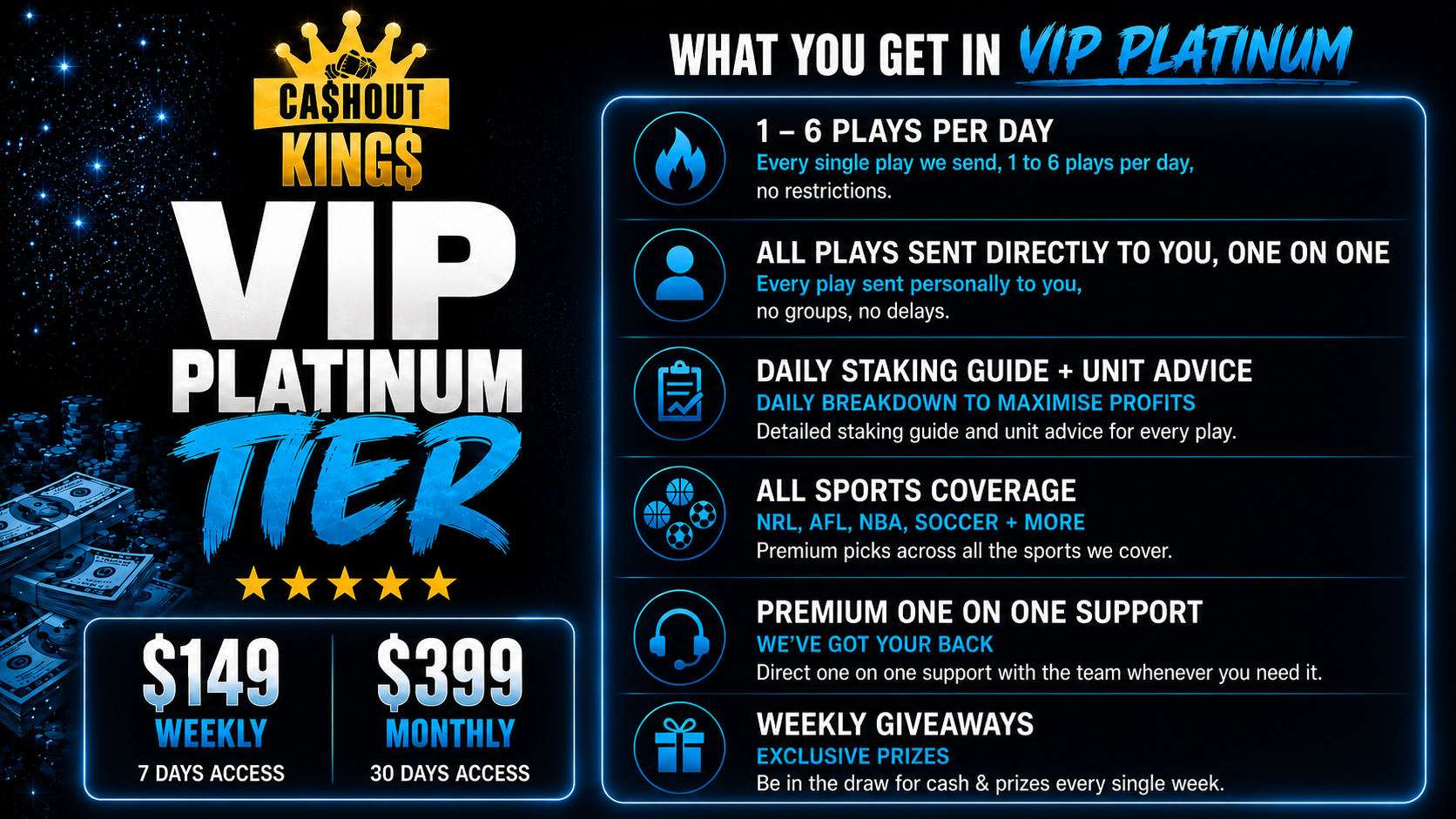 Cashoutkings VIP Platinum 