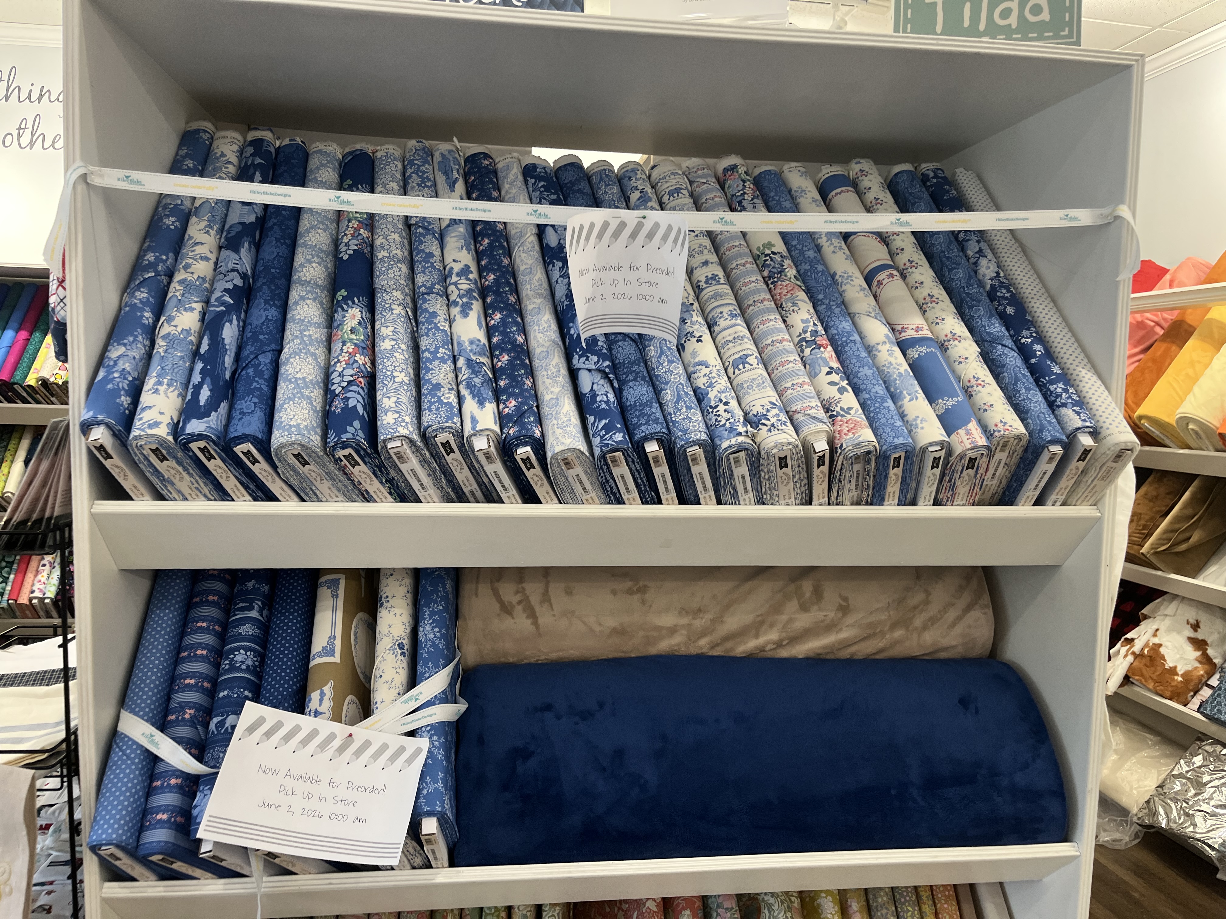 Tilda blue 1/4 yard bundle