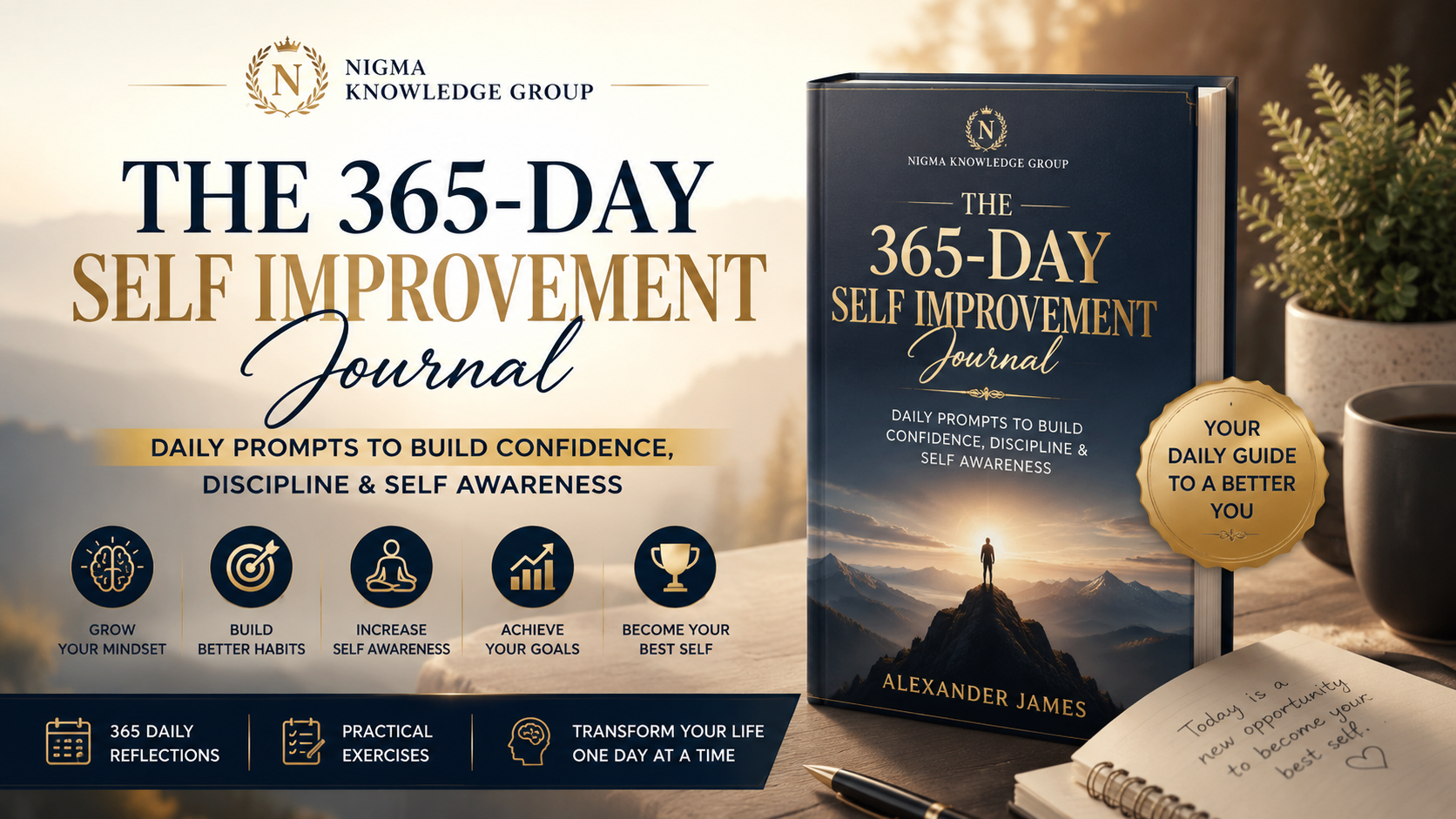 THE 365-DAY SELF IMPROVEMENT JOURNAL