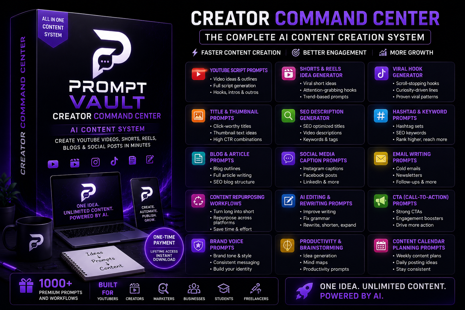Creator Command Center – AI Content System