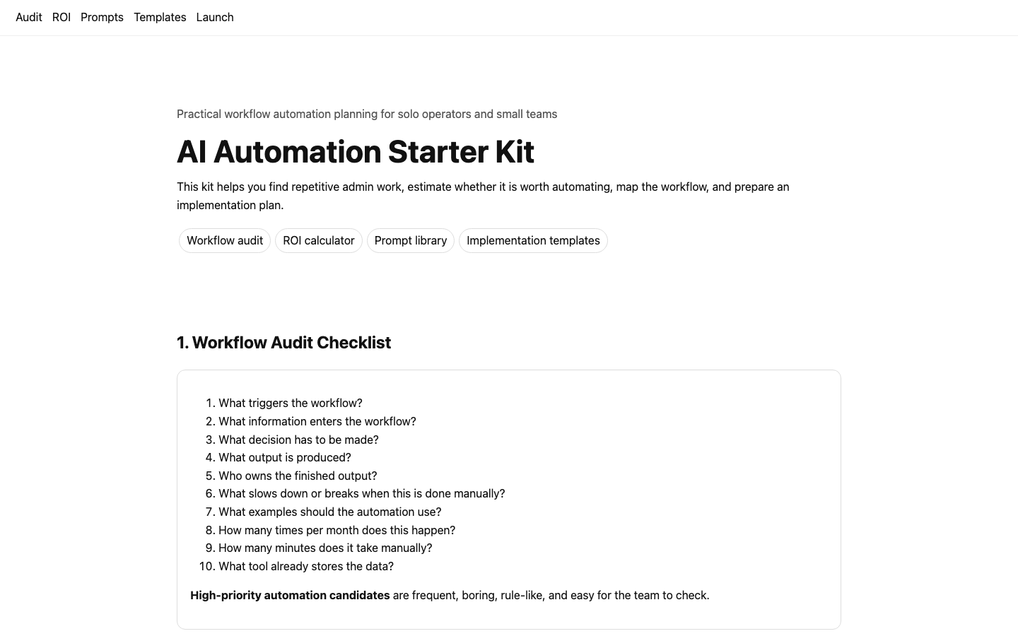 n8n, Make, Zapier & AI Workflow Automation Starter Kit