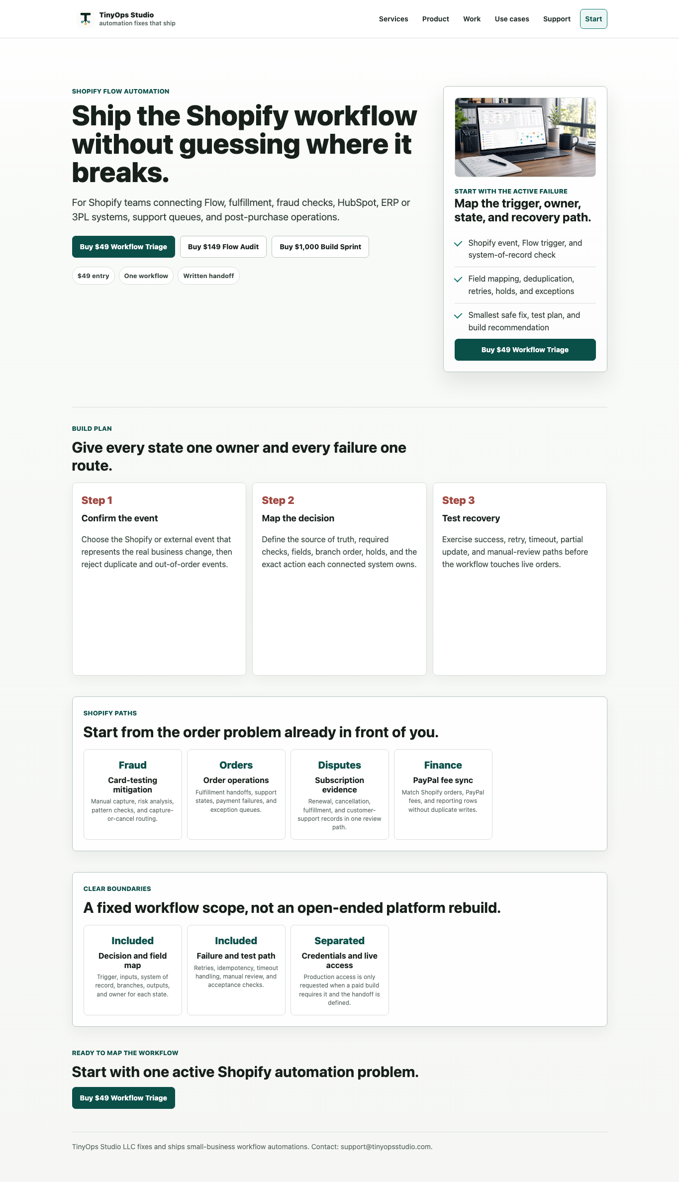 Shopify Stocky Exit Audit