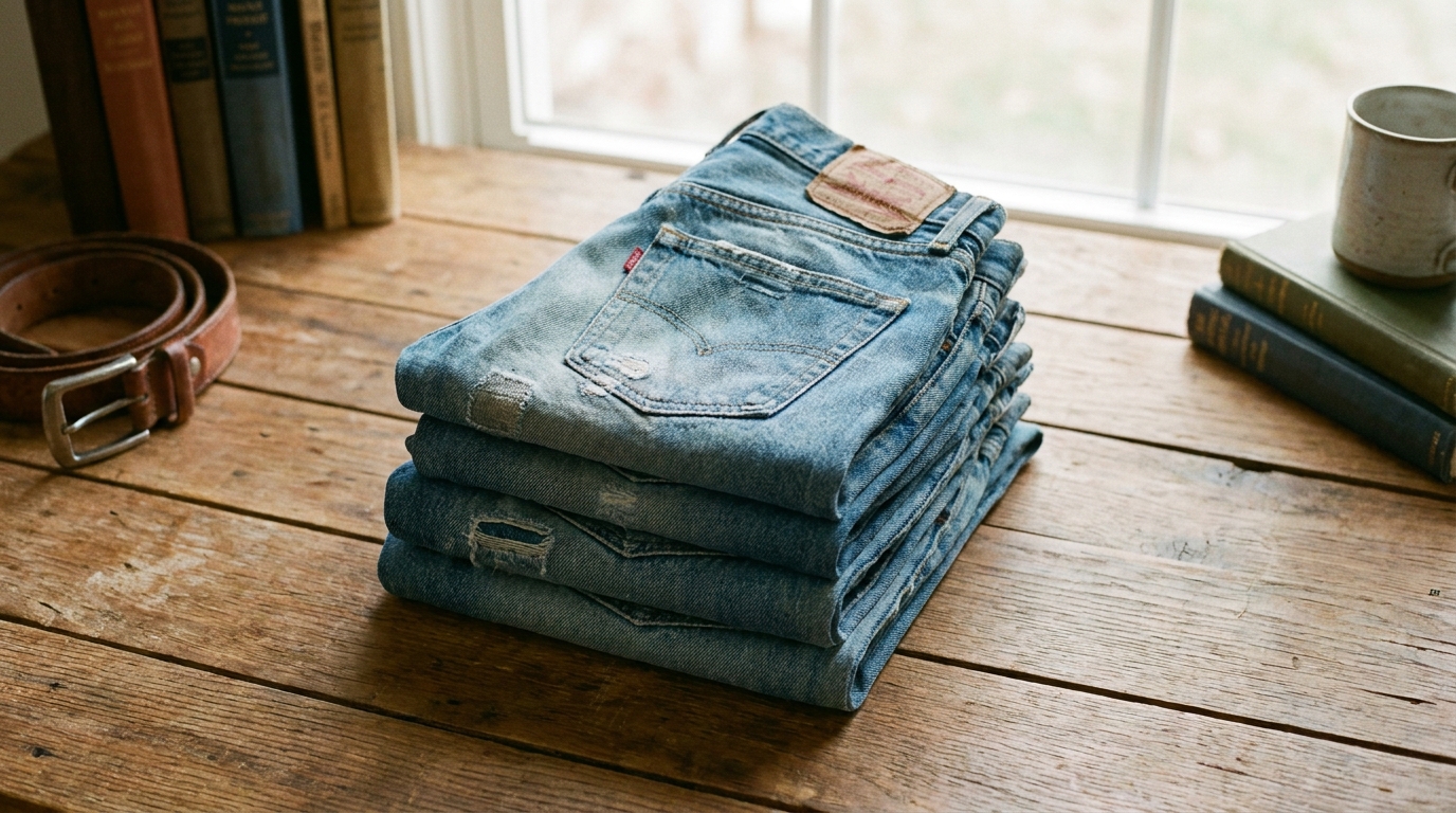 Vintage Thrifted Denim Jeans