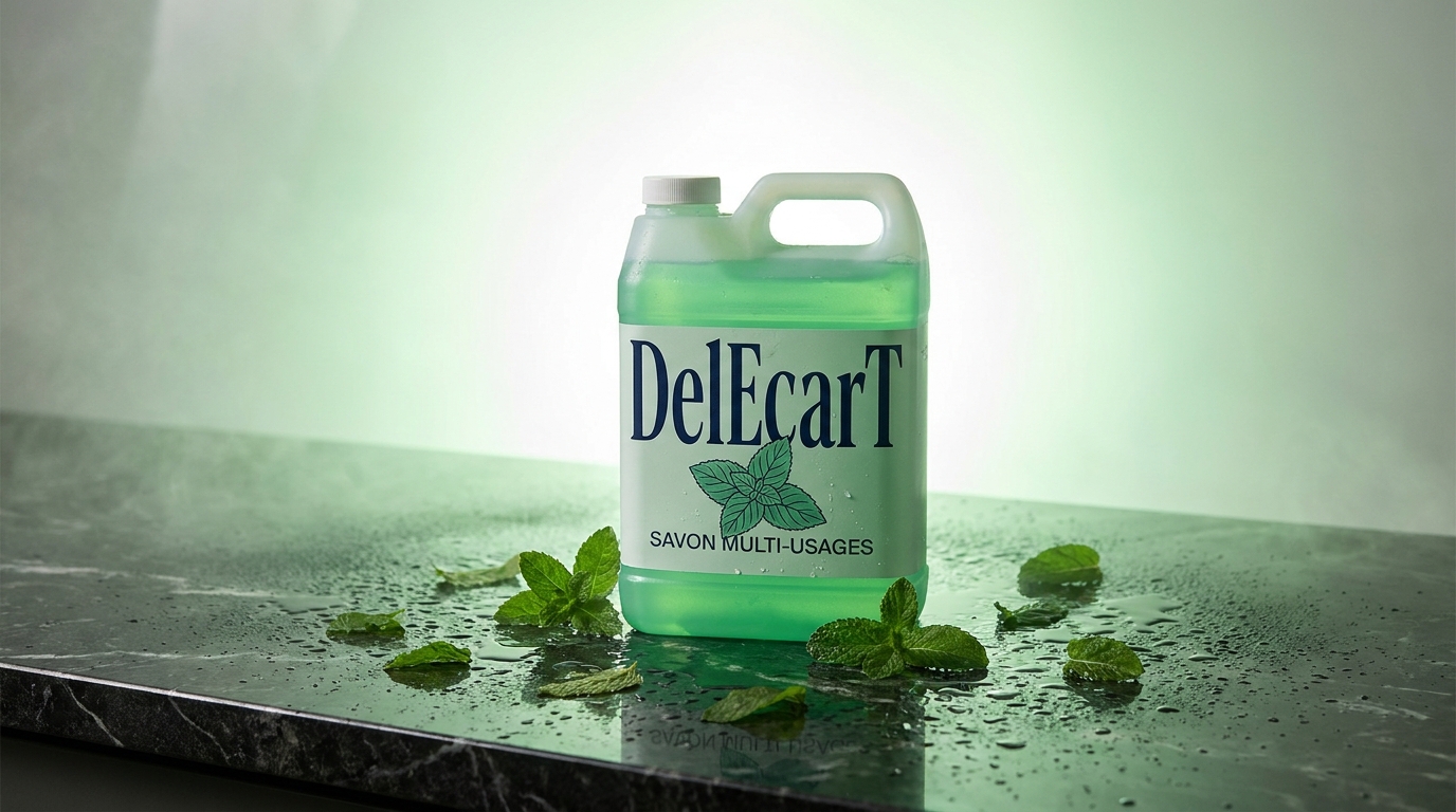 Savon Multi-Usages Del-Clean — Menthe Fraîche 1L
