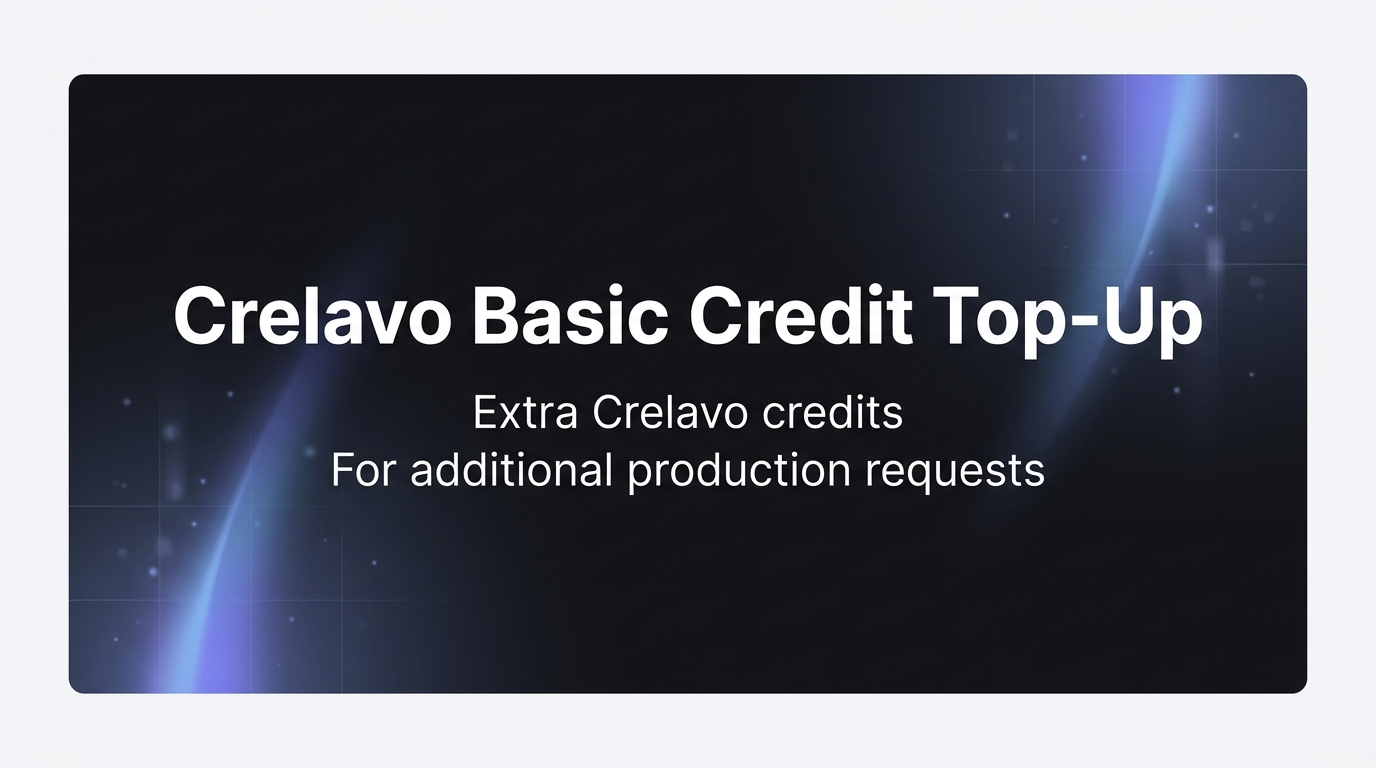 Crelavo Creator Credit Pack