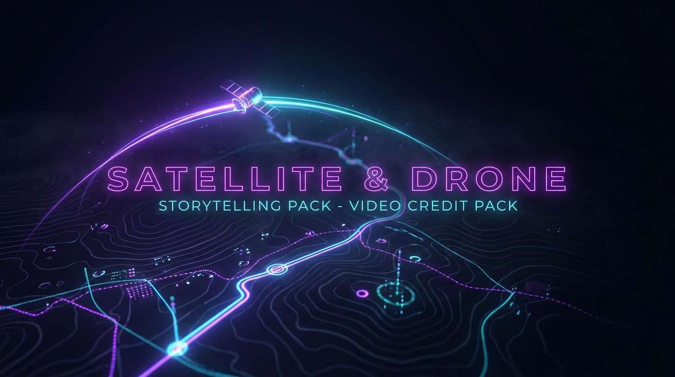Crelavo Satellite + Drone Story Credit Pack