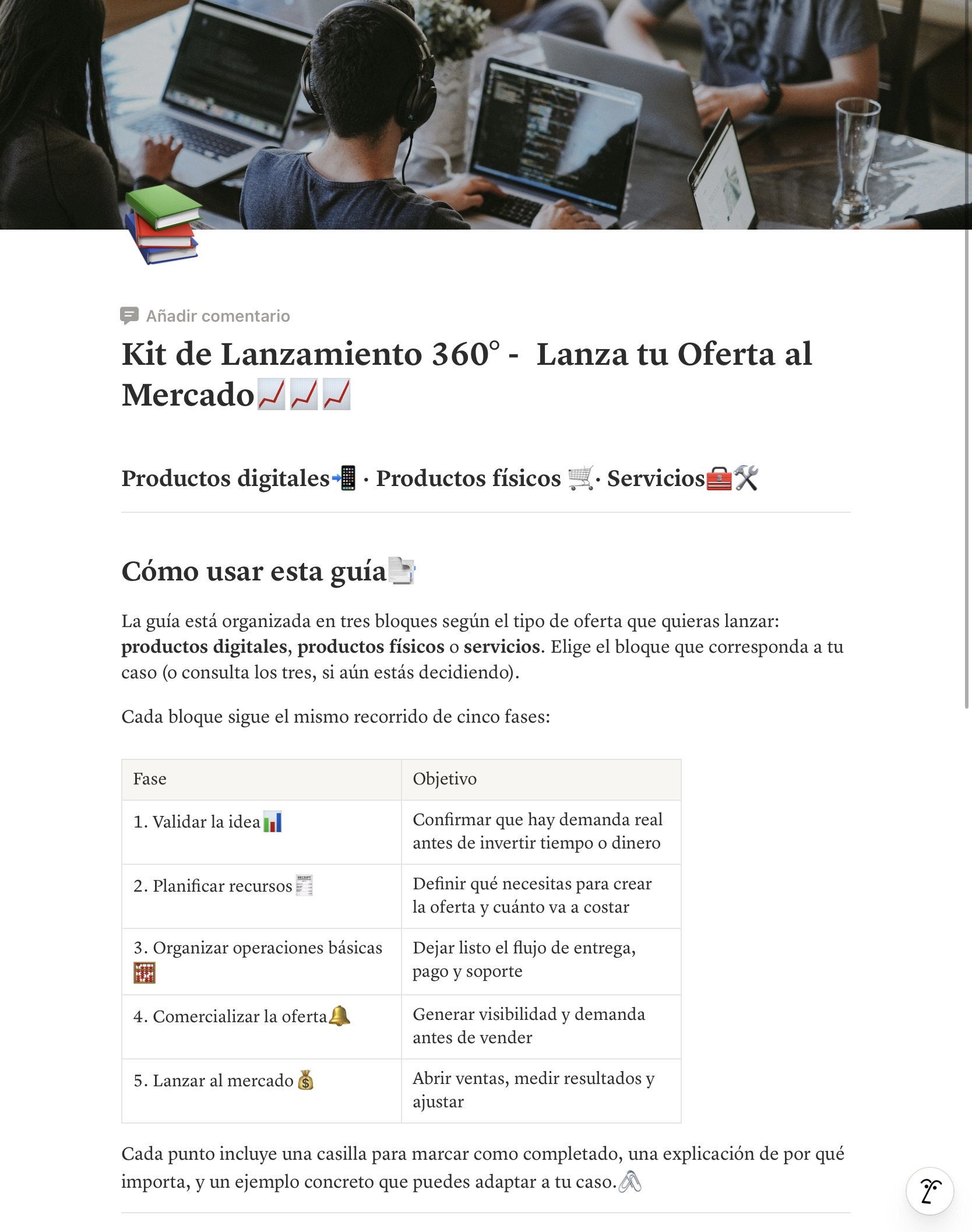 Kit de Lanzamiento 360°
