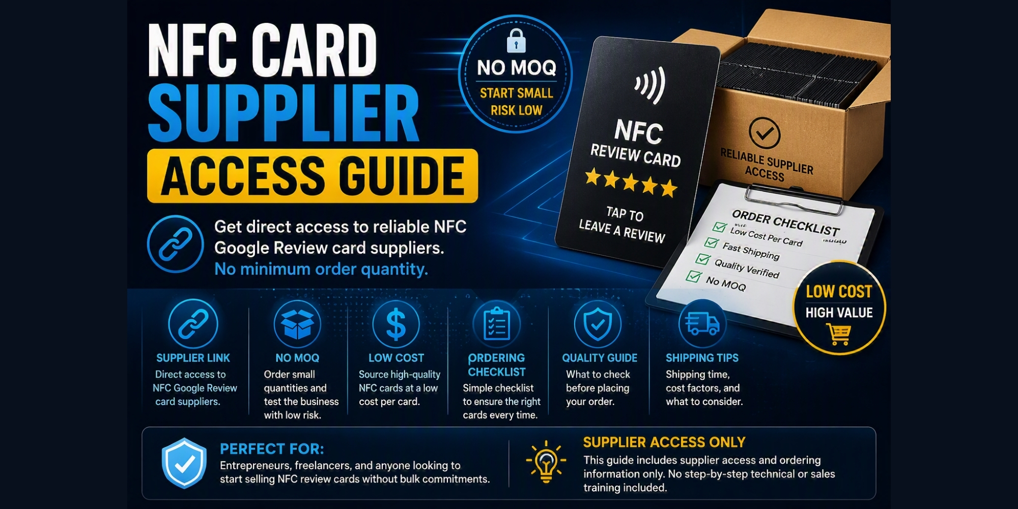 NFC Card Supplier Access Guide