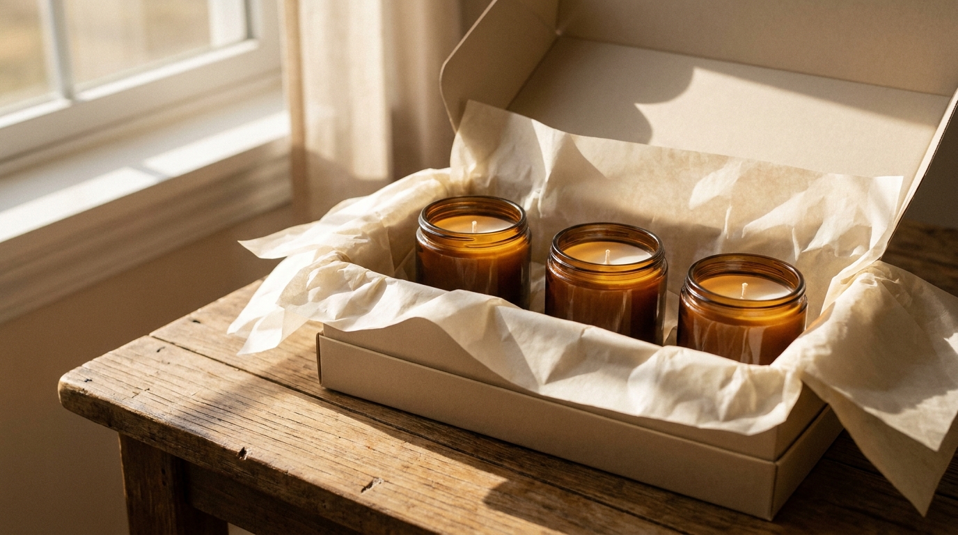 Nūr 3-Candle Gift Bundle