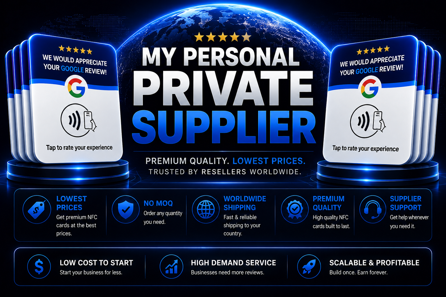 Private NFC Review Card Supplier 