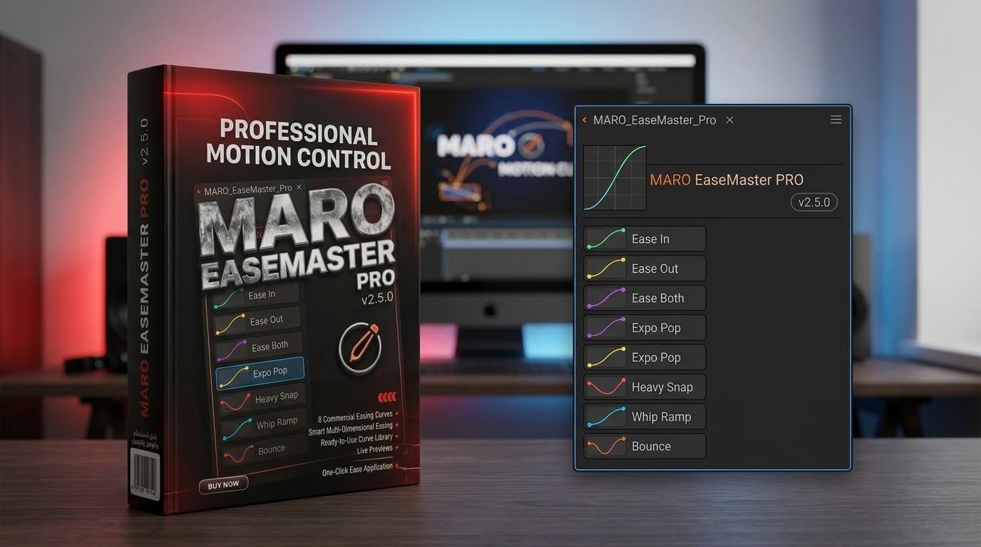 MARO EaseMaster Pro – Free Edition (After Effects Preset)