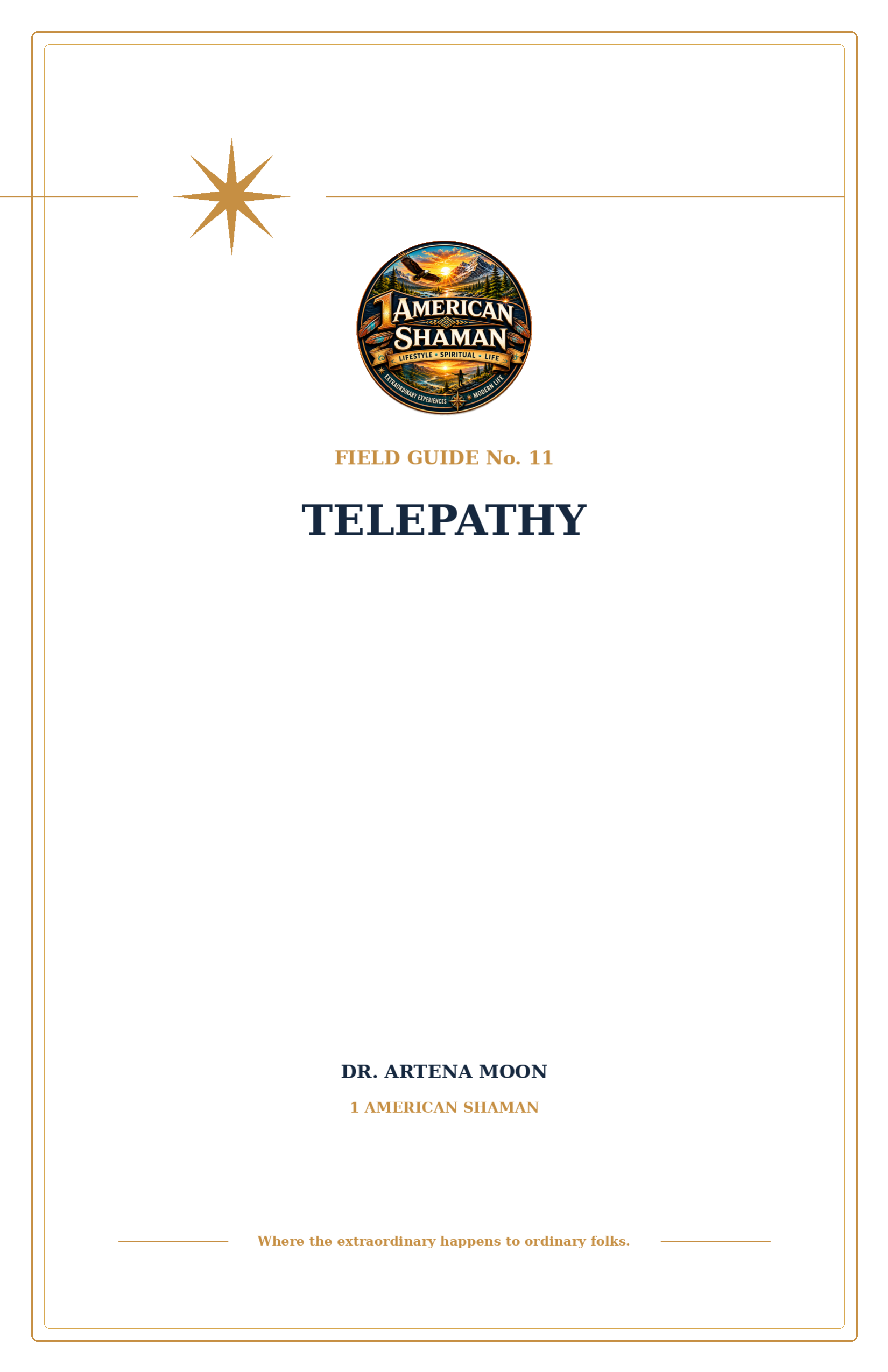 Awakening Field Guide No. 11 - Telepathy