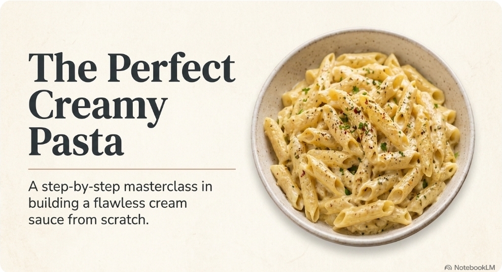 The Perfect Creamy Pasta Masterclass