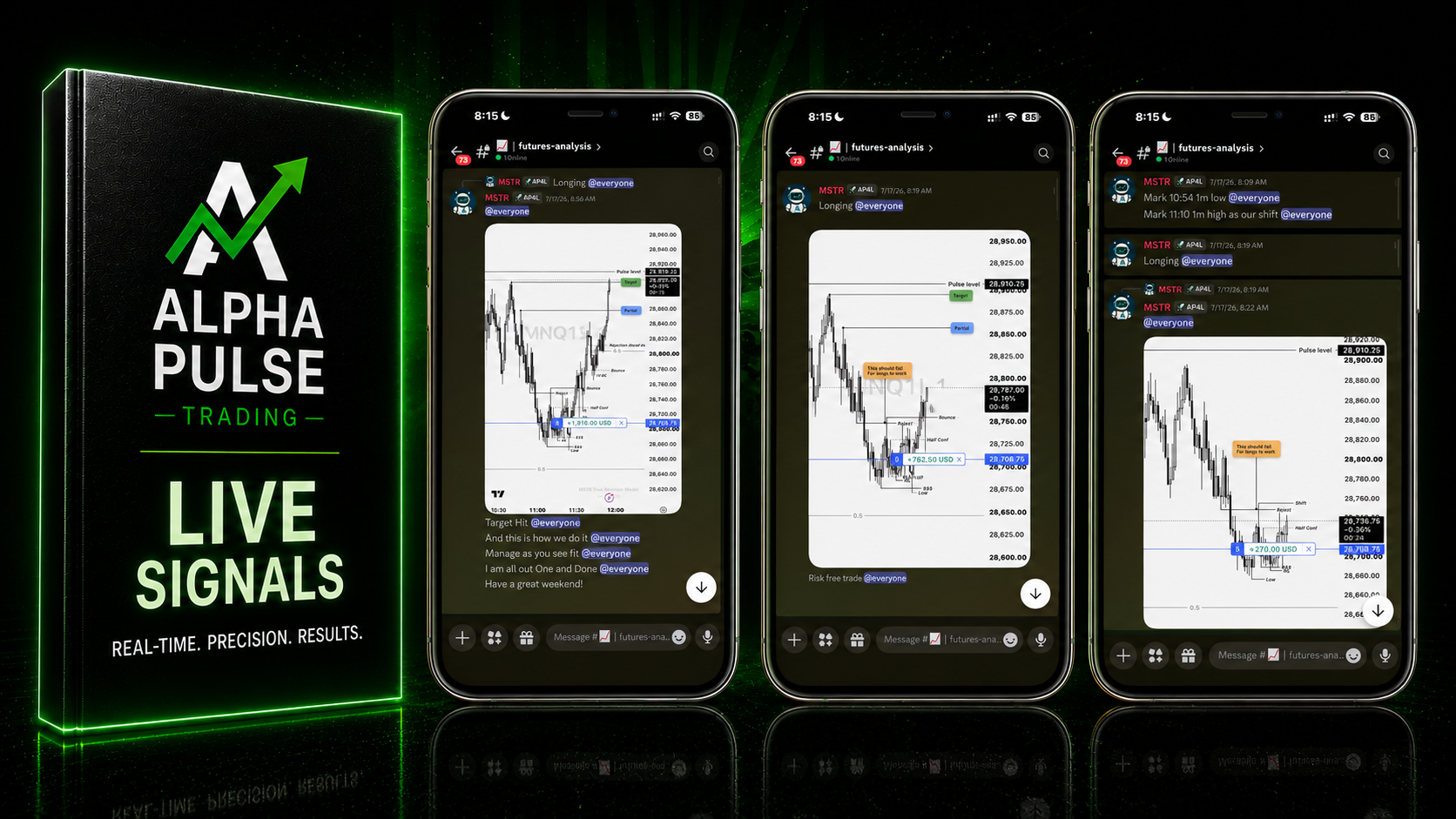Alpha Pulse Live Signals