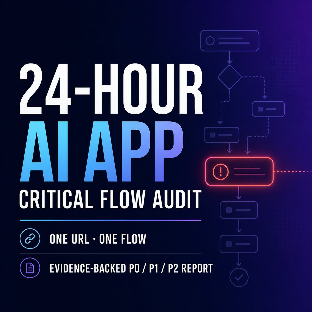 24-Hour AI App Critical Flow Audit