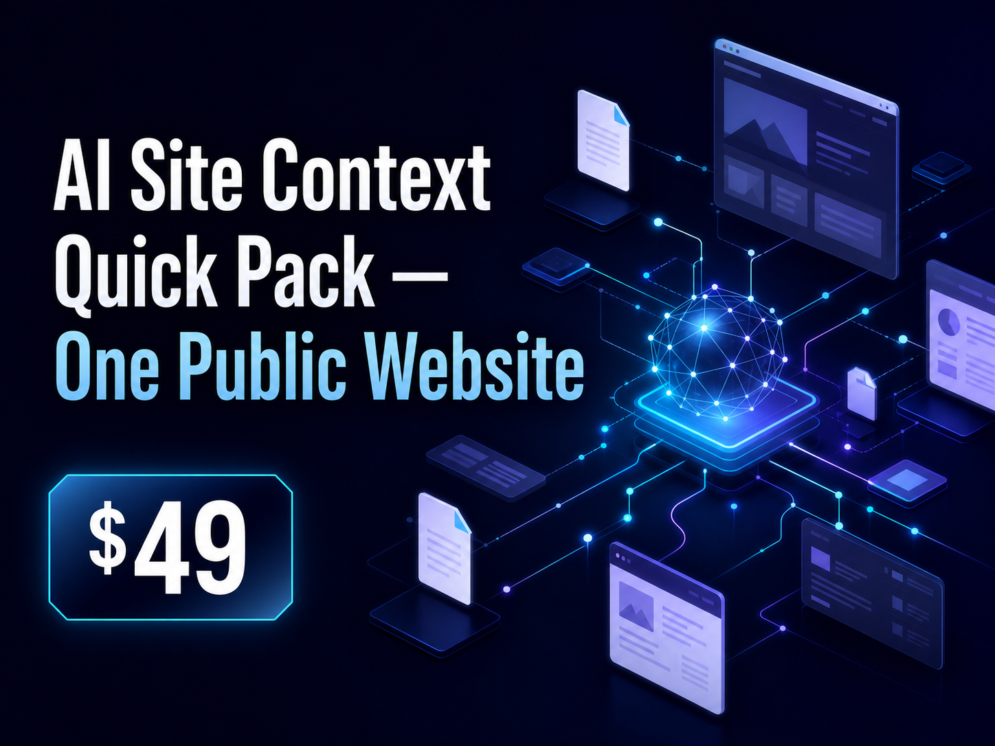 AI Site Context Quick Pack — One Public Website