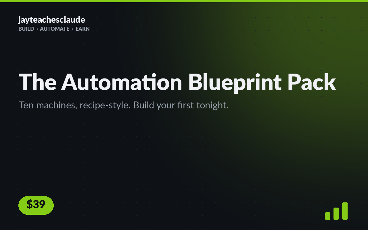 The Automation Blueprint Pack