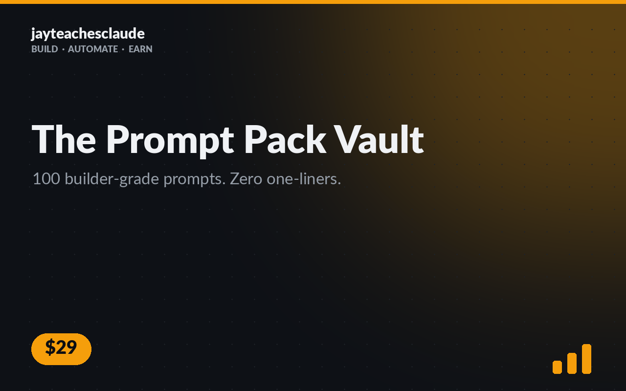 The Prompt Pack Vault