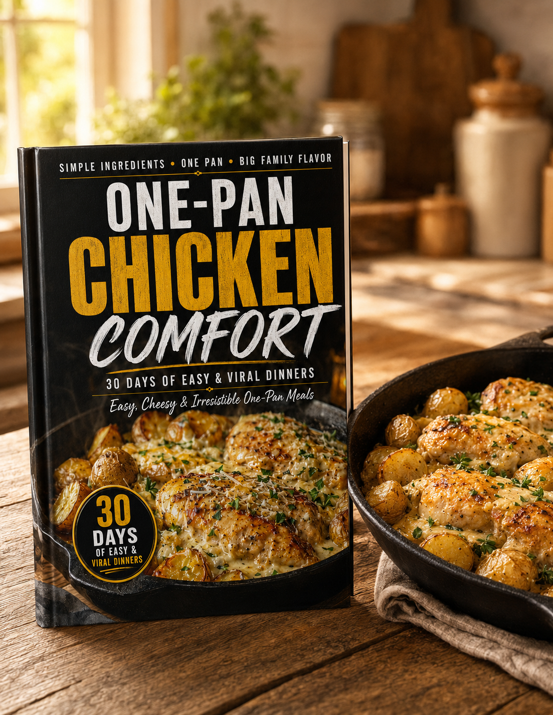 ONE-PAN CHICKEN COMFORT 