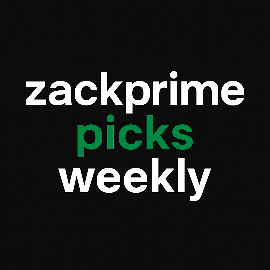 zackprime picks - weekly