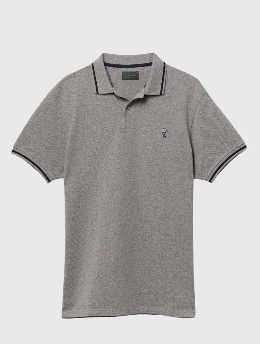 Classic Grey Alfré Pique Polo