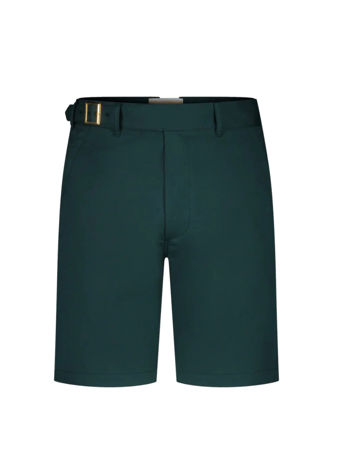 GREEN BUCKLE SHORTS